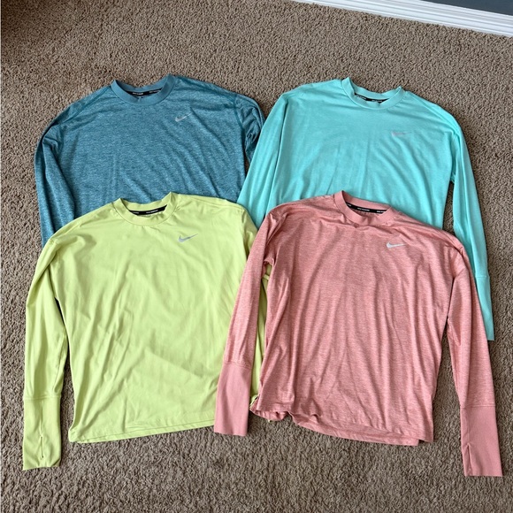 Bundle of 4 Nike Dri Fit Lomg Sleeves - Picture 1 of 10